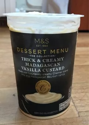 Vanilla custard M&S , code 00151917