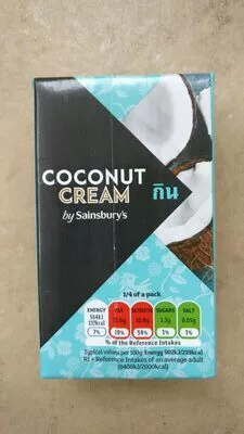 Coconut Cream by Sainsbury's Sainsburys 250 ml, code 00159388