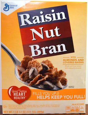 Raisin Nut Bran Cereal General Mills 484 g, code 0016000275294