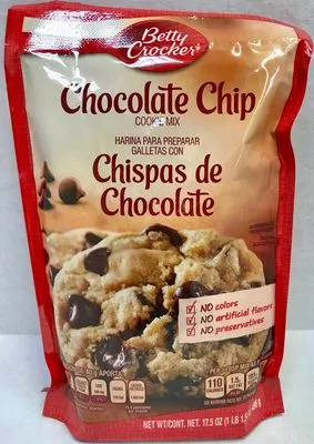 Harina para preparar galletas con chispas de chocolate Betty crocker 496 gr, code 0016000289994