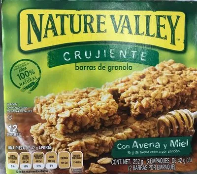 Barras de granola con avena y miel Nature Valley 252 g, code 0016000446830