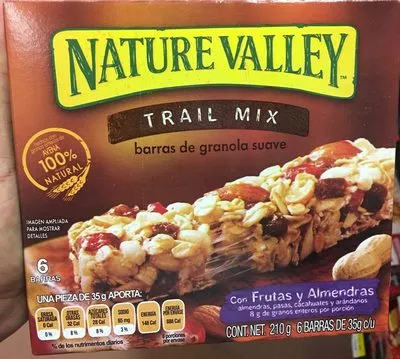 Trail Mix barras de granola suave Nature Valley 210 g, code 0016000446847