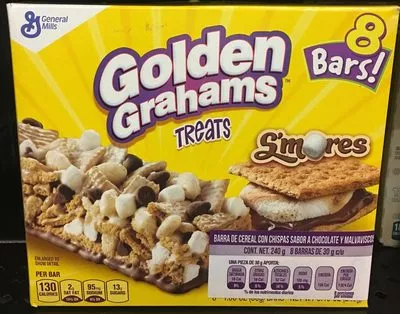 Treats bar golden grahams treats chocolate marshmallow General Mills 240 g (8 barras de 30 g c/u), code 0016000467590