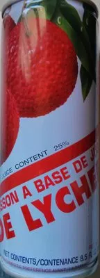 Boisson à base de lychee Thaï Agri Foods 250 ml, code 0016229006174