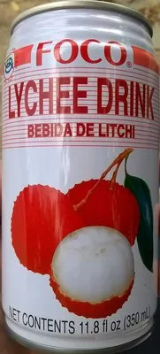 Lychee drink Foco,  Thai Agri Foods Co.  Ltd. 350 mL, code 0016229901226