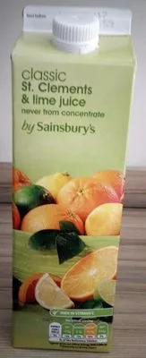 St Clement's & lime juice Sainsbury's 1l, code 00166423