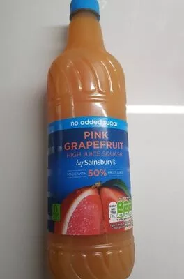 Pink Grapefruit High Juice Squash By Sainsbury's , code 00173476