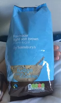 Fairtrade light soft brown cane sugar By Sainsbury's , code 00180061