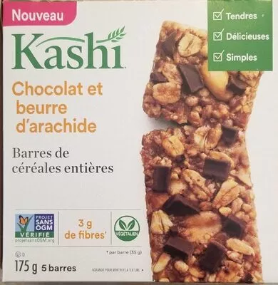 Barres chocolat et beurre d'arachide Kashi , code 0018627111337