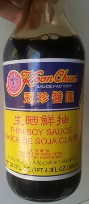 Sauce de soja claire Koon Chun 600 ml, code 0020717102262