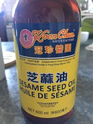 Huile de sesame Koon Chun 600 ml, code 0020717812208