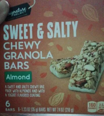 Sweet & salty almond chewy granola bars Signature Select , code 0021130283521