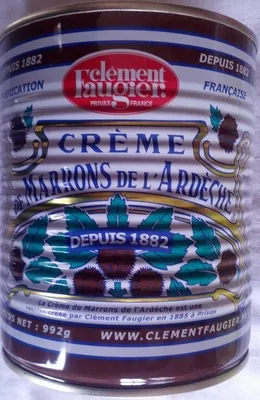 Crème de marrons de l'Ardèche Clément Faugier 992 g, code 0022314010018