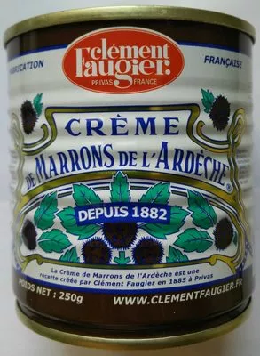 Crème de marron de l'Ardèche Clément Faugier 250 g, code 0022314010049