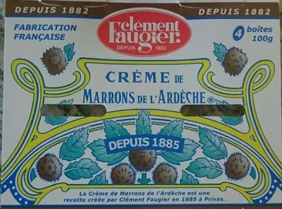 Crème de marrons Clément Faugier 4 x 100g, code 0022314014108