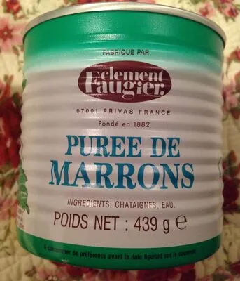 Purée de marrons Clement faugier 439 g, code 0022314030221