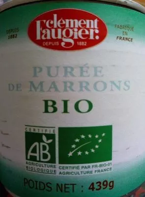 Purée de marrons Bio Clément Faugier 439 g, code 0022314030238