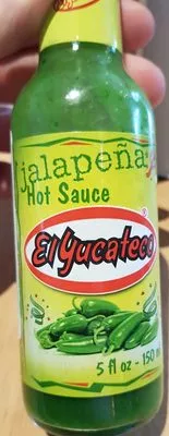 Jalapena Hot Sauce El Yucateco 150ml, code 0022343917890