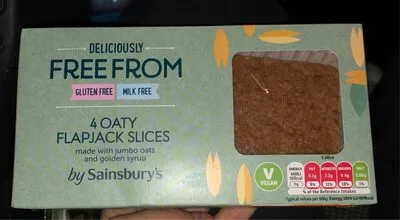 Free from oat flapjacks By Sainsbury's , code 00227780