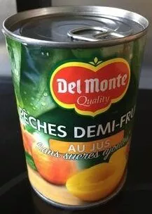 Pêches demi-fruits au jus Del Monte 235 g, code 0024000124948