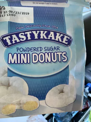 Tastykake, mini donuts, powdered sugar Tastykake,   Tasty Baking Company , code 0025600007860