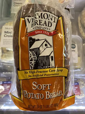 Soft Potato Bread Vermont Bread Company 24 oz, code 0025911300056