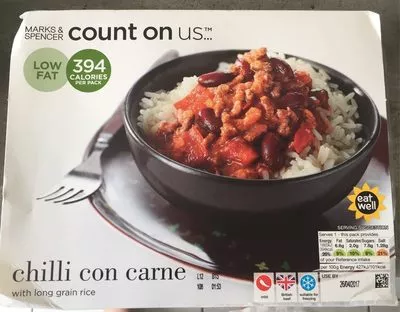 Chilli con Carne with Long Grain Rice Marks & Spencer 390 g, code 00269636