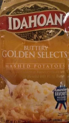 Idahoan, buttery golden selects mashed potatoes Idoha,  Idahoan,   Idahoan Foods  Llc 116g, code 0029700001353