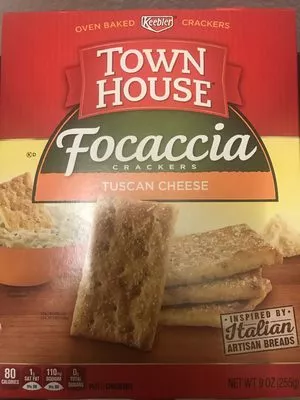 Focaccia crackers, tuscan cheese  , code 0030100107781