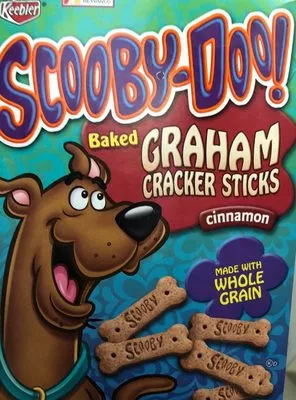 Scooby-Doo Baked Graham Cracker Snacks Cinnamon Kellog’s 11 oz, code 0030100182016