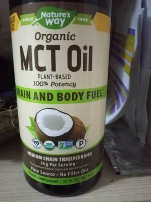 Organic MCT oil Nature's Way , code 0033674117729