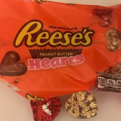 Milk chocolate peanut butter hearts Reese’s , code 0034000478378