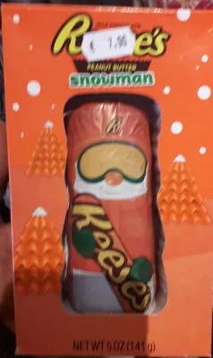 Reese's Milk chocolate peanut butter snowman Hershey's , code 0034000666379