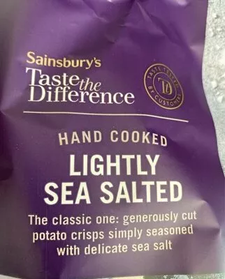 Lightly sea salted Sainsbury's , code 00355858