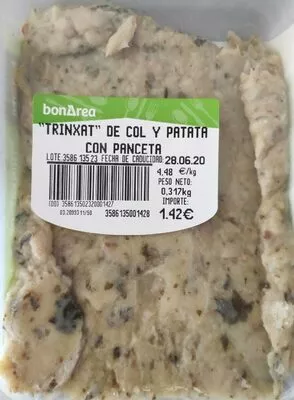 Trinxat de col y patata con panceta Bonarea , code 00358613502320001427