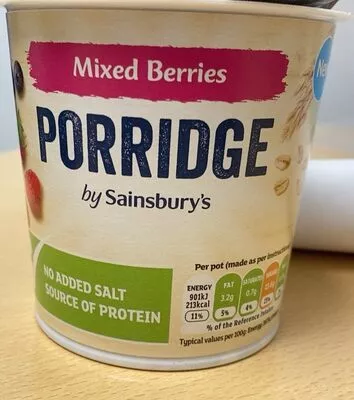 Mixed Berries Porridge Marks & Spencer 350 g, code 00360487