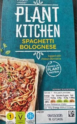 Plant kitchen spaghetti bolognese  , code 00360654