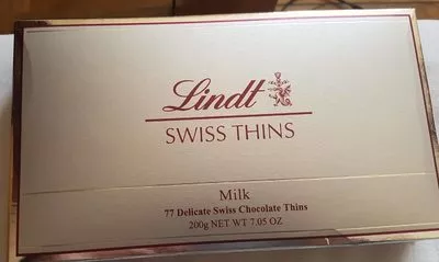 Lindt Swiss Thins Lindt, Lindt & Sprüngli 200 g, code 0037466080864