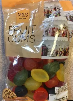 Fruit gums Marks & Spencer , code 00375634