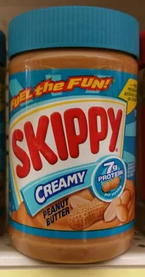 Skippy, creamy peanut butter, creamy Skippy, Hormel Foods Sales 462 g, code 0037600110754