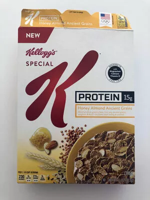 Honey almond ancient grains cereal, honey almond Special K, Kellogg's,  Kellogg,  Kelloggs 312 g, code 0038000196218