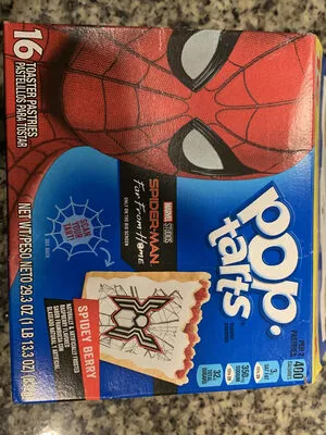 Spidey berry toaster pastries, spidey berry Kellogg , code 0038000209185