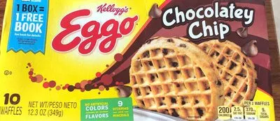 Chocolatey chip waffles, chocolatey chip Kellogg's , code 0038000405006