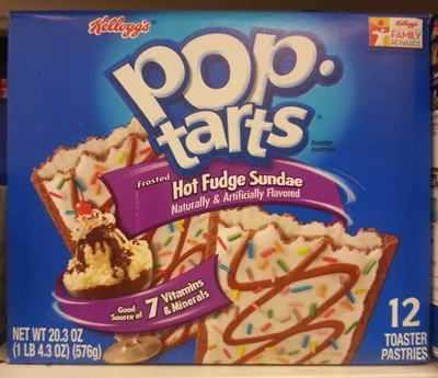 Toaster pastries, frosted hot fudge sundae Kellogg's 20.3 oz (576 g), code 0038000500343