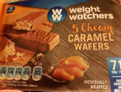 5 Chewy Caramel Wafers Weight Watchers 80 g e (5 * 16 g), code 0039047146495