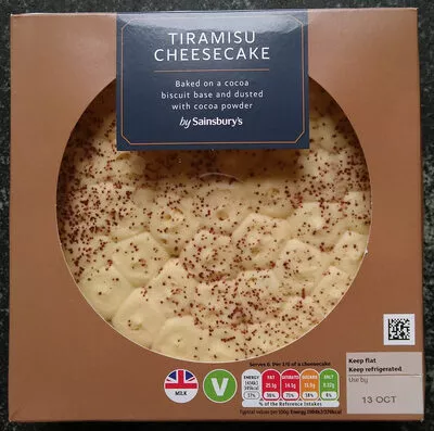 Tiramisu Cheesecake Sainsbury's 550 g, code 00391054