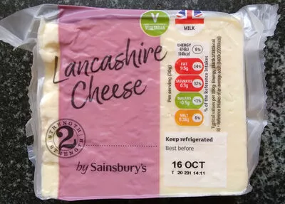 Lancashire Cheese Sainsbury's, Sainsburys, By sainsbury's 250 g, code 00398022