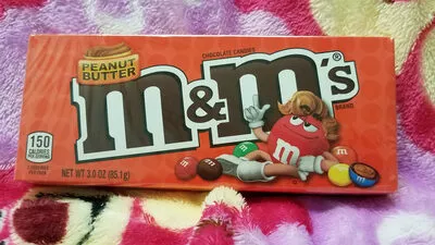 Peanut butter chocolate candies, peanut butter M&M’S 85 g, code 0040000497561