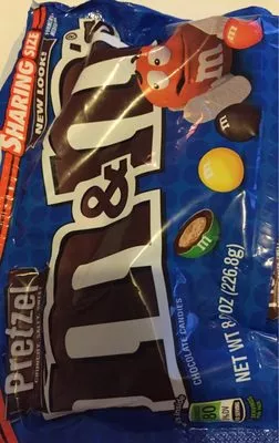 Pretzel chocolate candies, pretzel M&M's , code 0040000513070