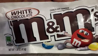 M &m-white Chocolate-1.5oz M&M's 42.5 g, code 0040000527152